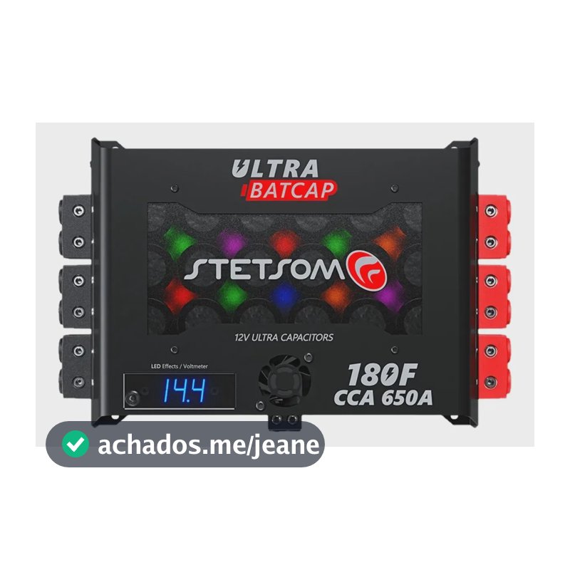 Ultra Batcap 180f Display Digital Alto Desempenho Ultracap