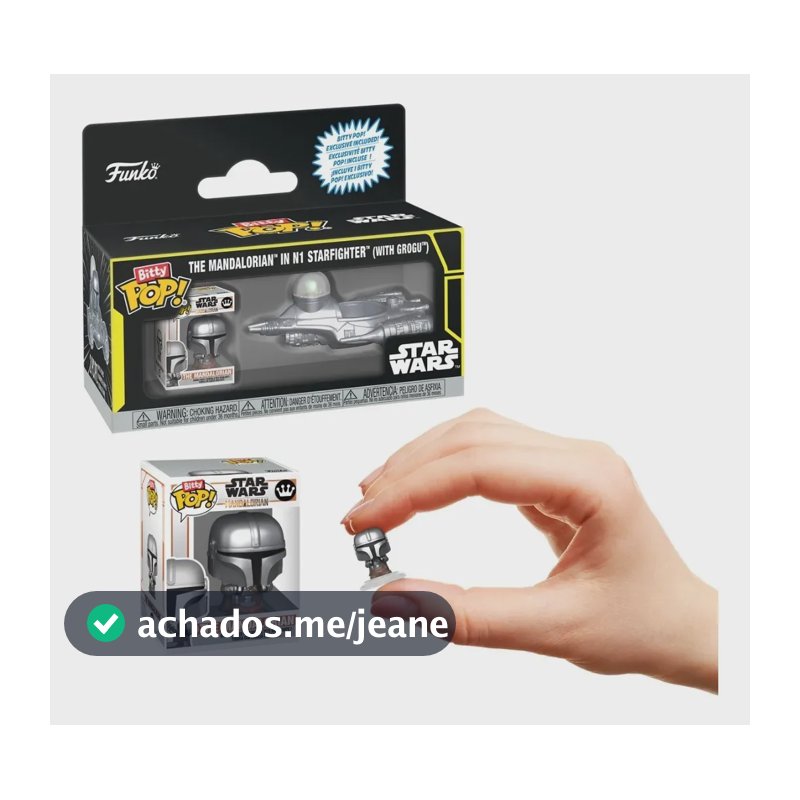 Bitty Pop! Rides Star Wars - Mandaloriano e N1 Starfighter