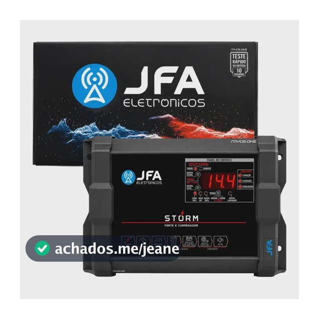 Fonte Jfa 120a Carregador De Bateria Automotiva Inteligente
