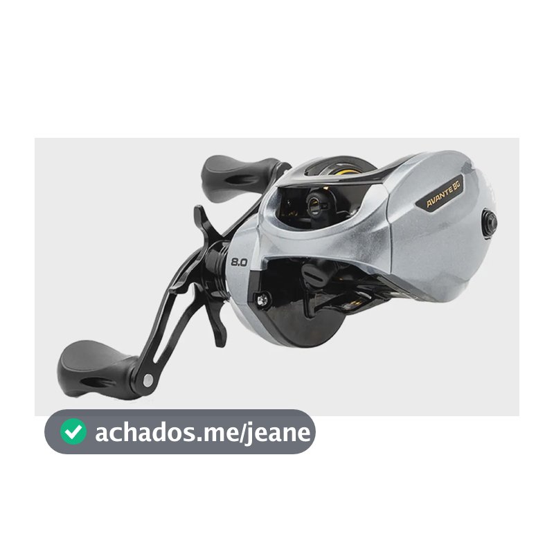 Carretilha Avante Bg By Denis Garbo Drag 15kg 12 Rol Pesca  Prata Esquerdo