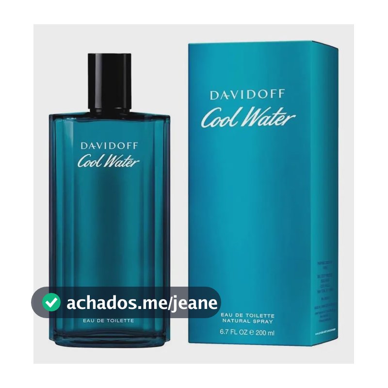 Perfume Davidoff Cool Water Eau De Toilette 200ml Masculino