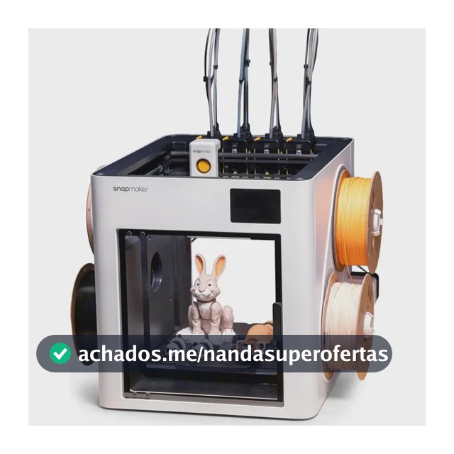 Impressora 3d Snapmaker U1 4 Toolheads Independentes 127/220v Branco
