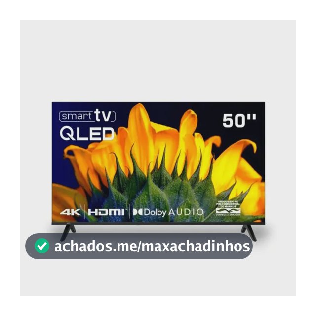 Televisão Smart Tv Hq 50 Qled, 4k Uhd, Dolby Audio, Wi-fi, Bluetooth, 3 Hdmi, 2 Usb, Netflix, Prime Video, Bivolt