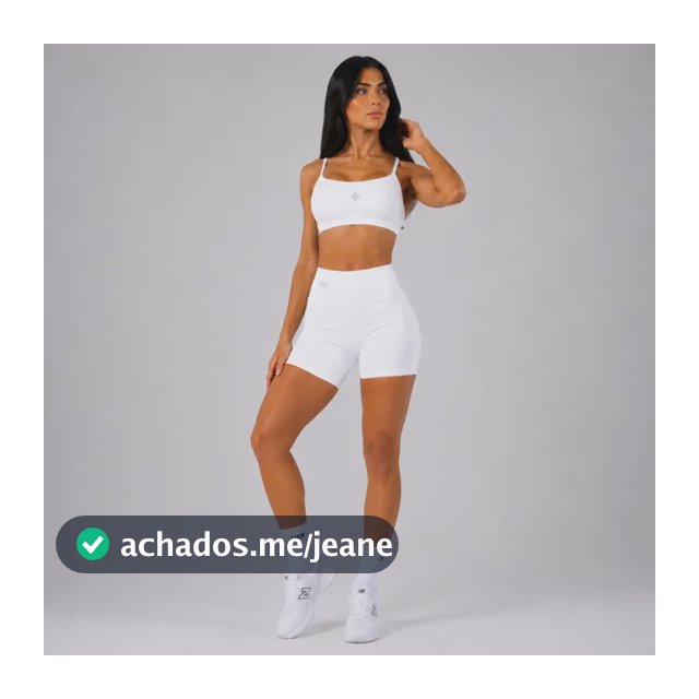Conjunto Academia Short Cos Alto + Top Fitnes Feminino Verao