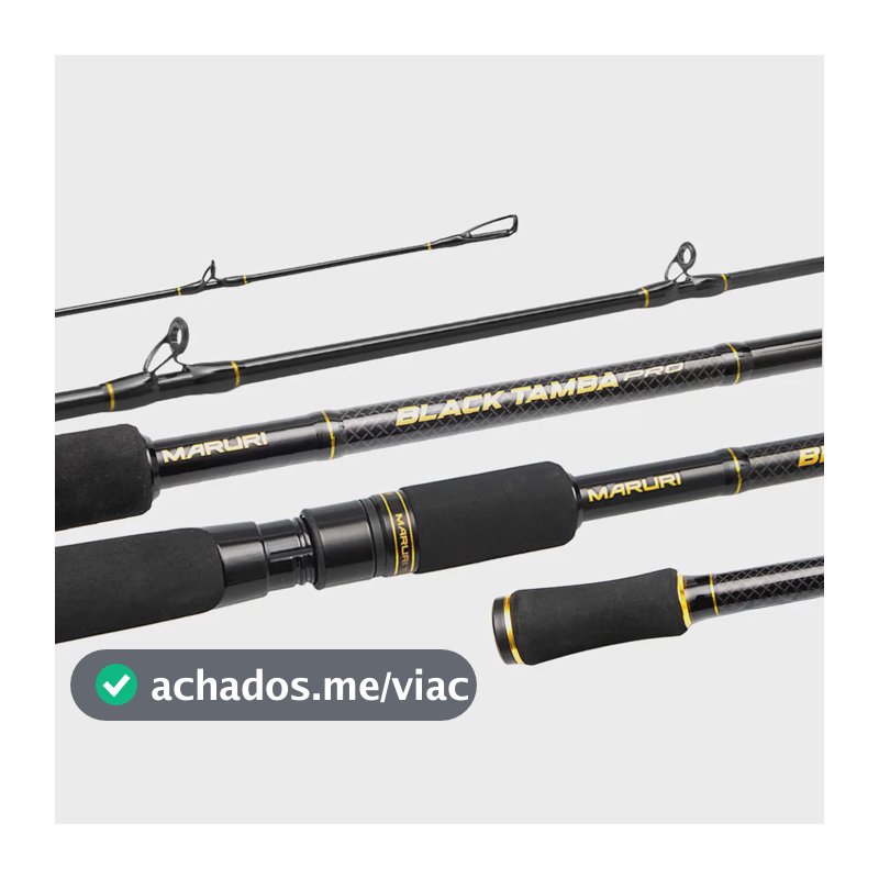 Vara Para Molinete Black Tamba Pro S902h 2,70mts 30-60lbs 2 Partes - Maruri