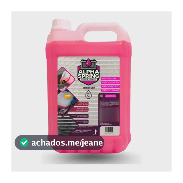Aditivo Pronto Uso Rosa 5 Litros Kit Arrefecimento Radiador Rosa