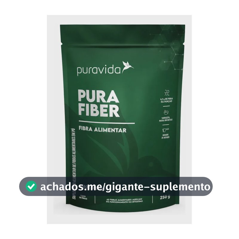 Fibra Alimentar Pura Fiber Puravida 250g