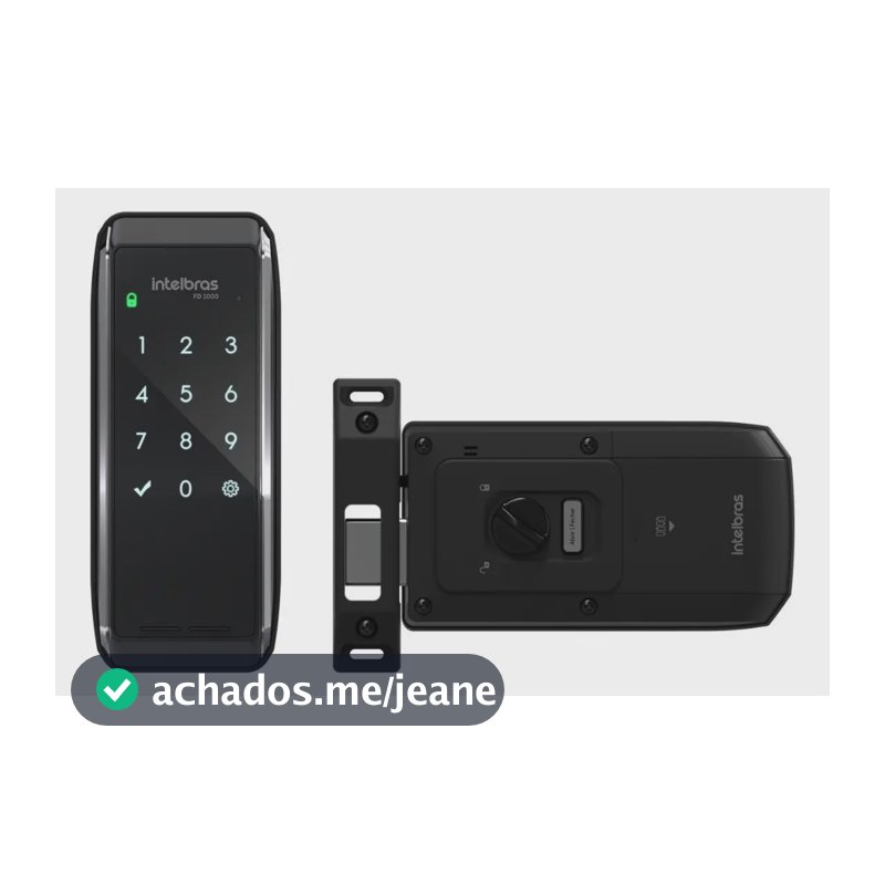 Fechadura Digital De Sobrepor Com Senha Intelbras Fd1000