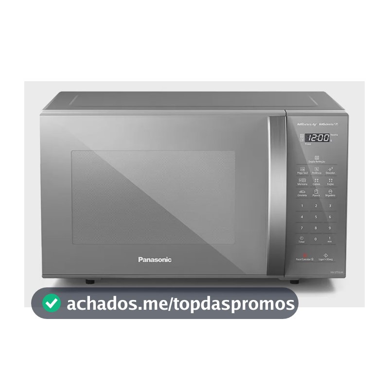 Micro-ondas 27 Litros St55lmrun Prata Panasonic