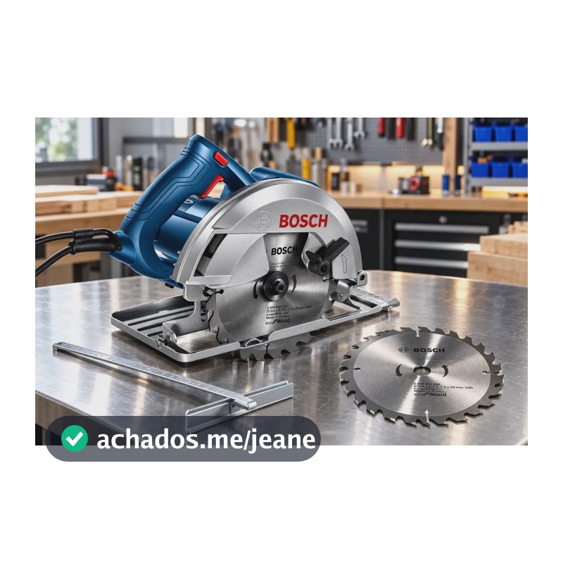 Serra Circular Para Madeira 7.1/4 Pol 1500w Bosch Gks 150 Azul 220v 60hz