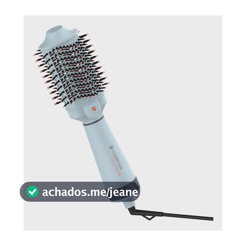 Escova Cadence Secadora Alisadora Volumizadora Esc710-biv Cinza