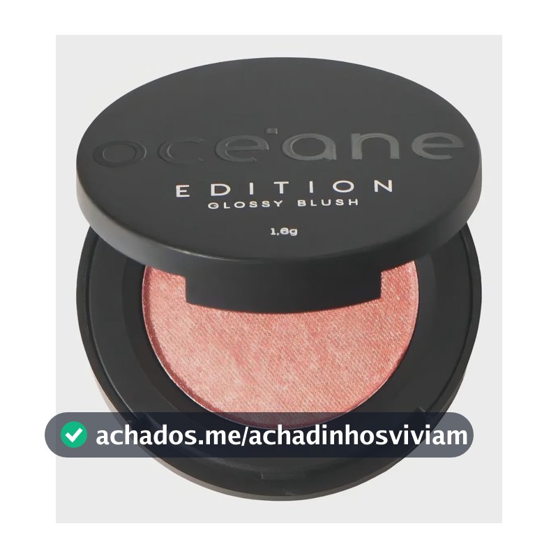 Mini Blush Cintilante Rose Pink - Océane Edition 1,6g Tom da maquiagem Rosa