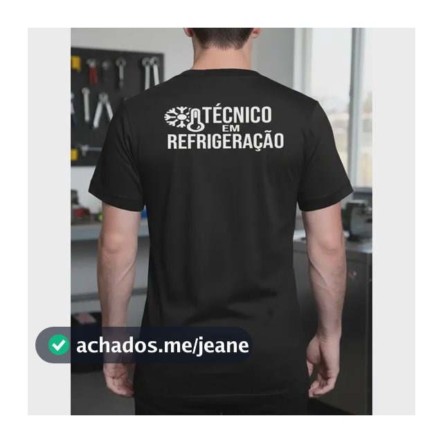 Camiseta Técnico Refrigeração Ar Condicionado Uniforme