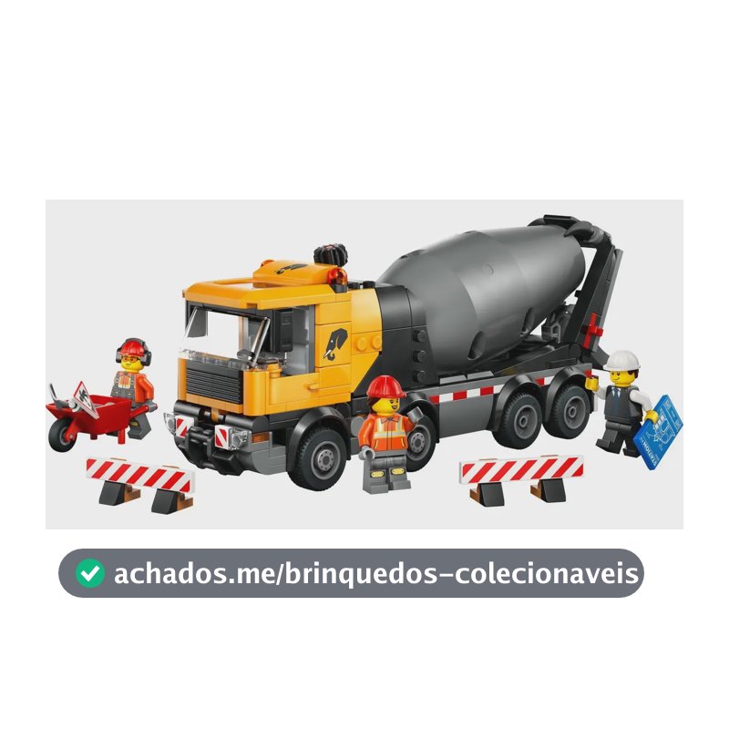 Brinquedo de construção de caminhão LEGO® City Trompo 60478