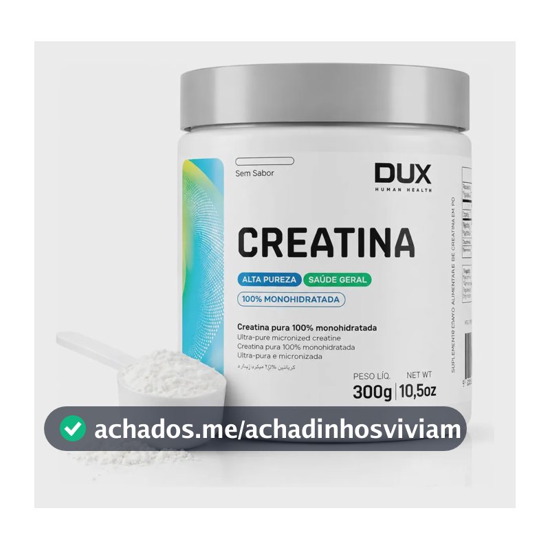 Creatina Dux Nutrition em pó Sem sabor x 300g