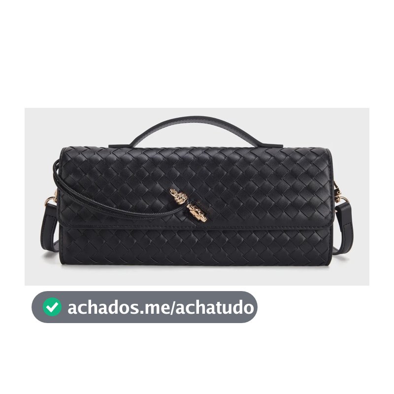 Romantic Crown Bolsa De Mão Feminina De Alta Qualidade Feita Preto Liso Níquel