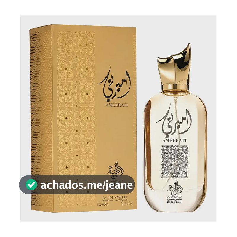Ameerati Al Wataniah 100ml Edp Original Feminino