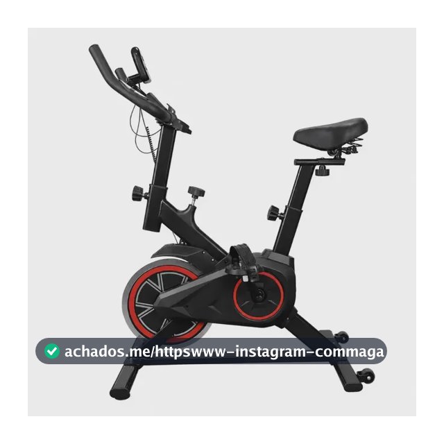 Bicicleta Ergométrica Bike Spinning Para Exercícios Com Volante e Display LCD