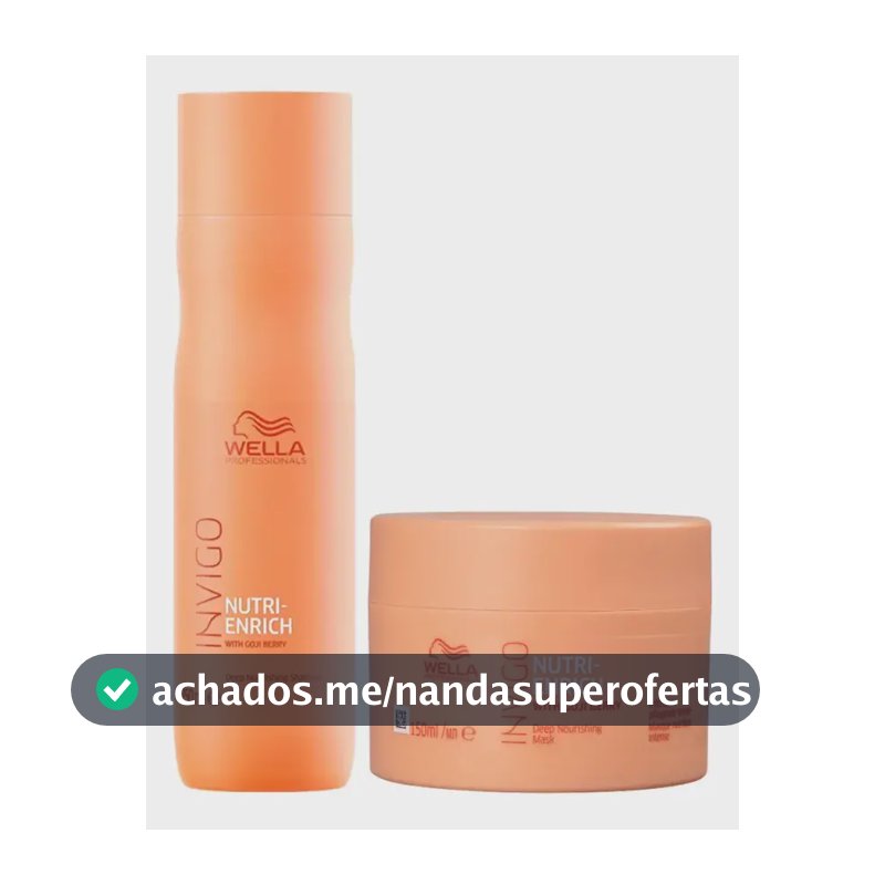 Wella Invigo Nutri-enrich Kit Shampoo 250ml + Máscara 150ml