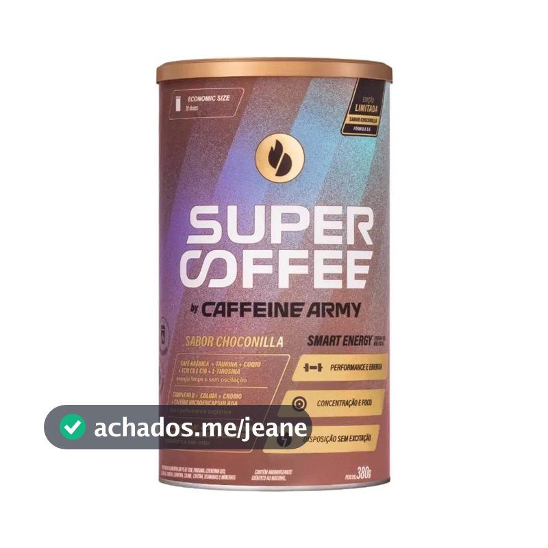 Supercoffee 3.0 380g Super Coffee Caffeine Army Sabor Choconilla