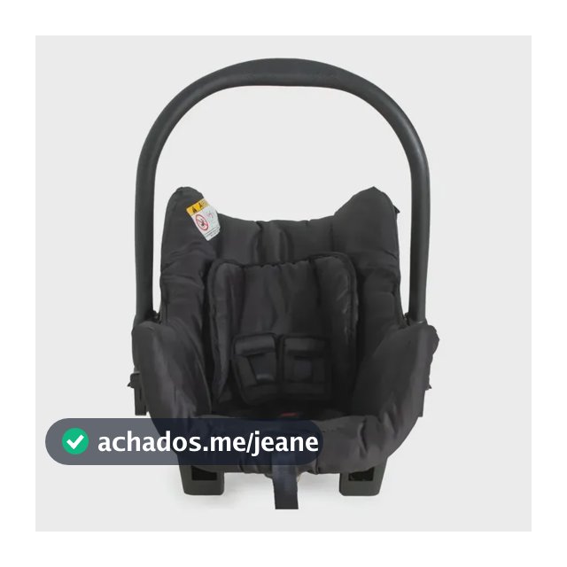 Bebê conforto grid 0 a 13kg Galzerano cor preto