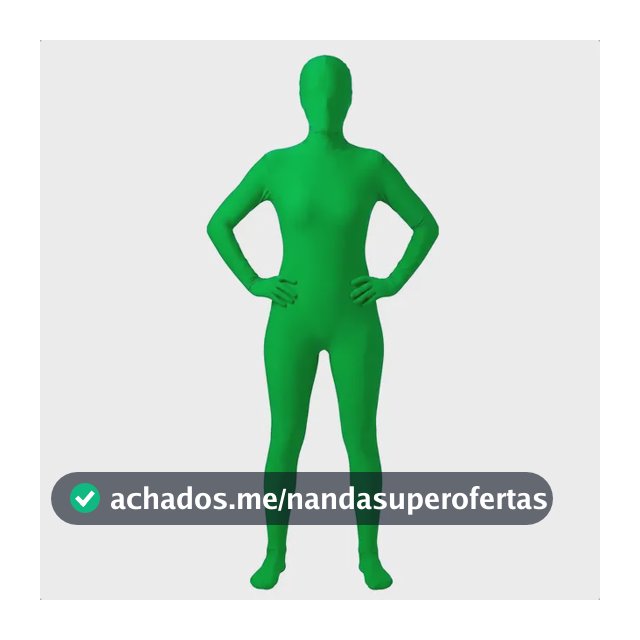 Roupa Chroma Key Verde Para Vídeo Efeitos E Conteúdo 170cm Verde