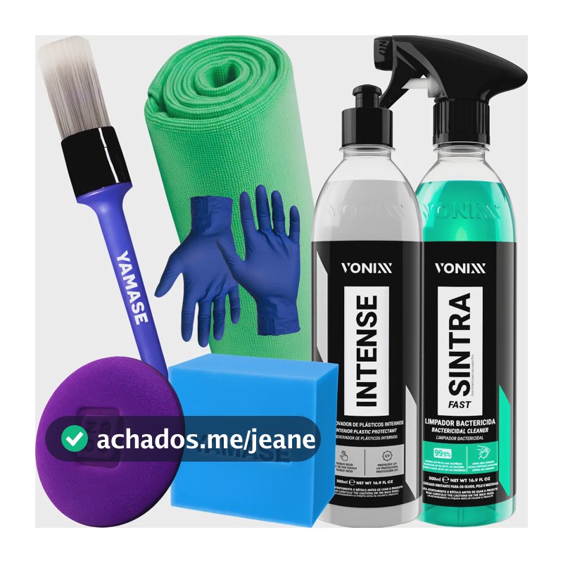 Produto Para Limpar Painel Sintra Fast + Intense Vonixx