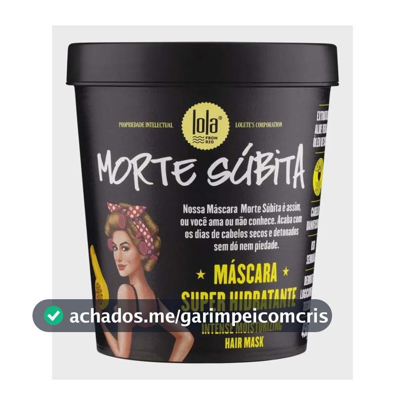 Máscara De Hidratação Morte Súbita 450g Lola Cosmetics