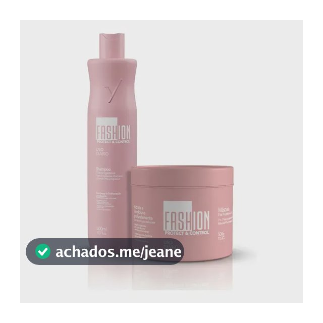 Kit Manutenção Pós-progressiva 500 g - Fashion Gold