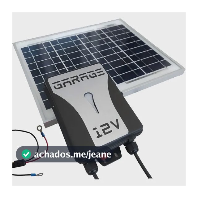 Mantenedor D Bateria 12v Energia Solar Carro, Barco, Jet Ski