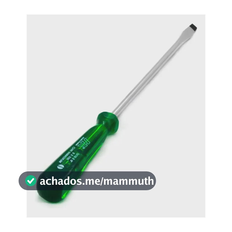 Chave Fenda 5/16x8 Moretzsohn