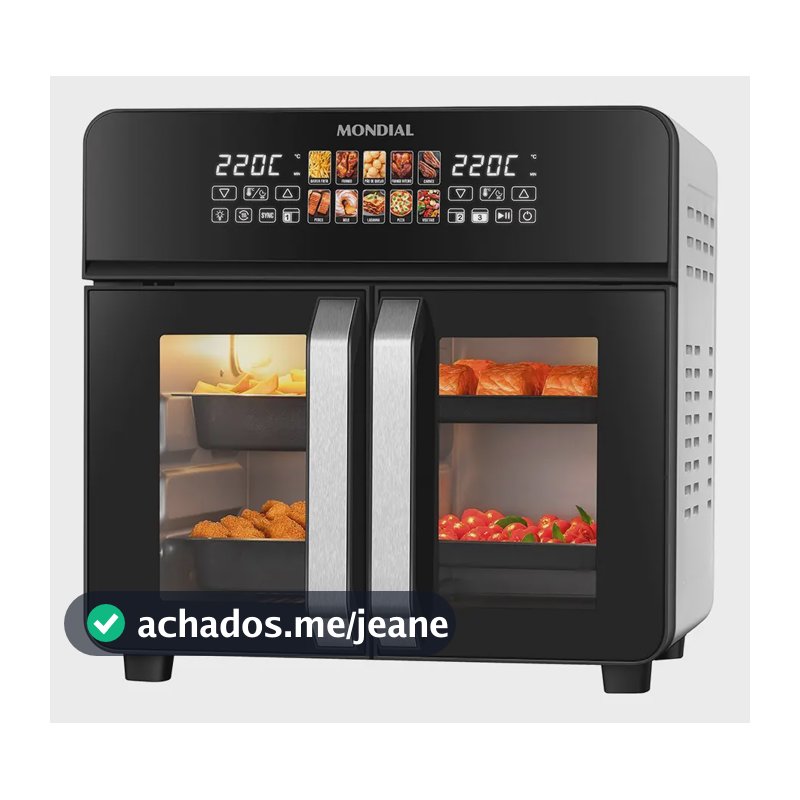 Air Fryer Forno 25l French Door Mondial - AFDO-25L-FD