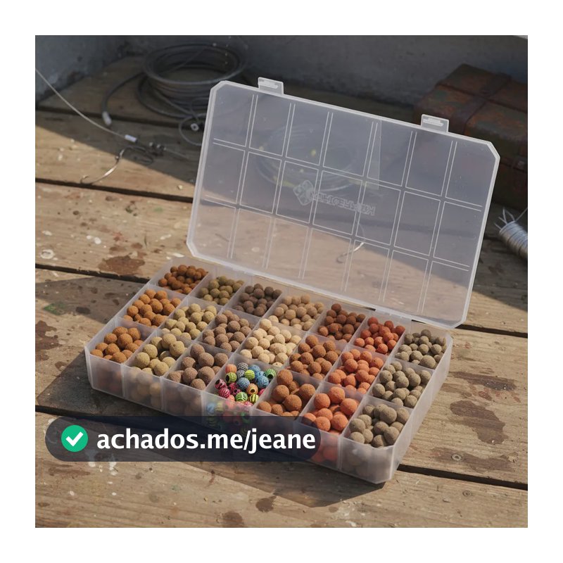 Kit Completo Anteninha: Estojo + 700 Eva Boleado Para Pesca Variadas