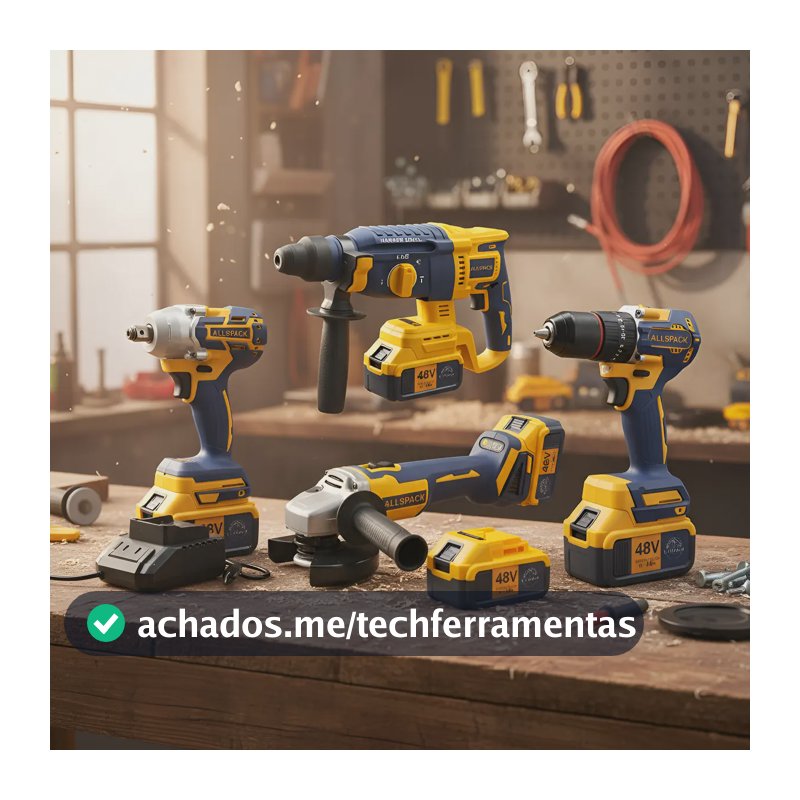 Kit4 Em 1furadeira Esmerilhadeira Martelo E Chave De Impacto Ck-019