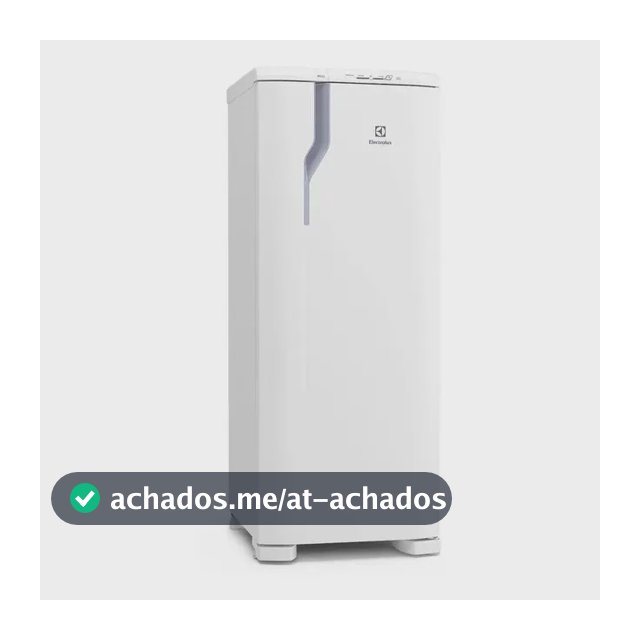Geladeira Electrolux Cycle Defrost 240L Degelo Prático Uma Porta Branca RE31 127v