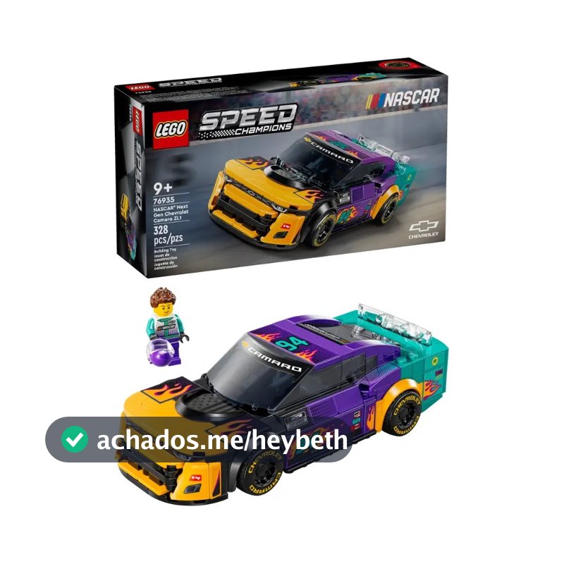 Lego Next Gen Chevrolet Camaro Zl1 Nascar 76935
