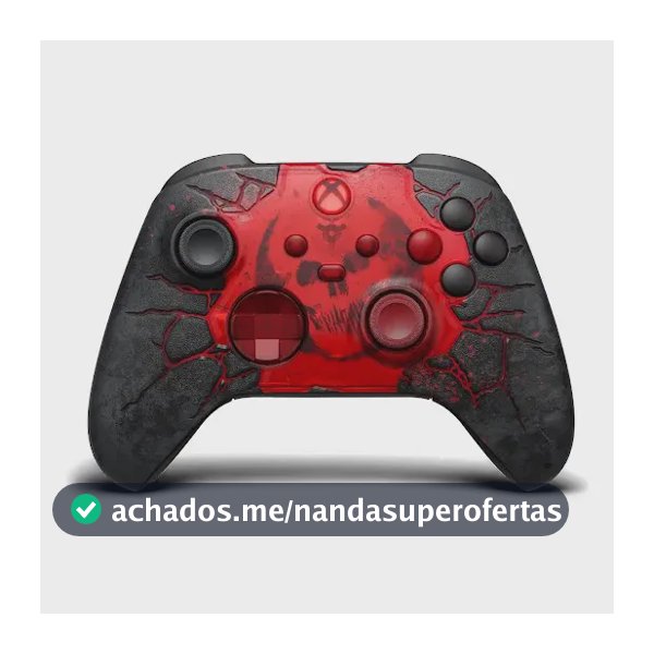 Controle Sem Fio Xbox Series  Edição Gears Of Wars E-day Vermelho