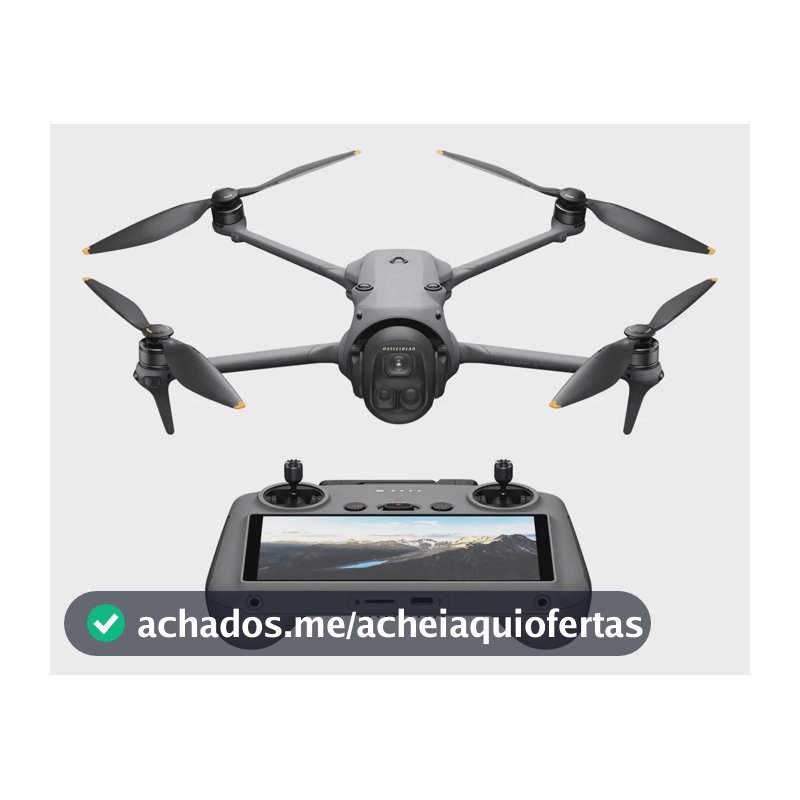 Dji Mavic 4 Pro, Drone Tricâmera, Hasselblad 100 Mp Cinza