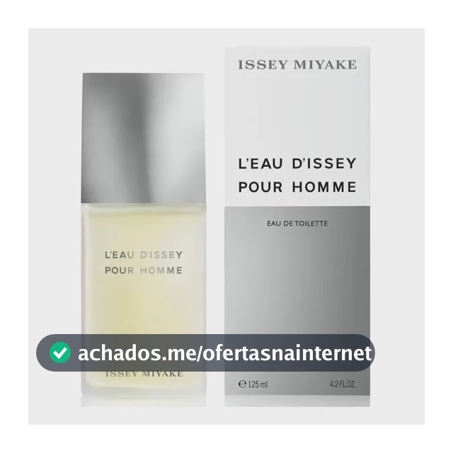 Perfume L'eau Issey Miyake Pour Homme EDT 125ml Masculino