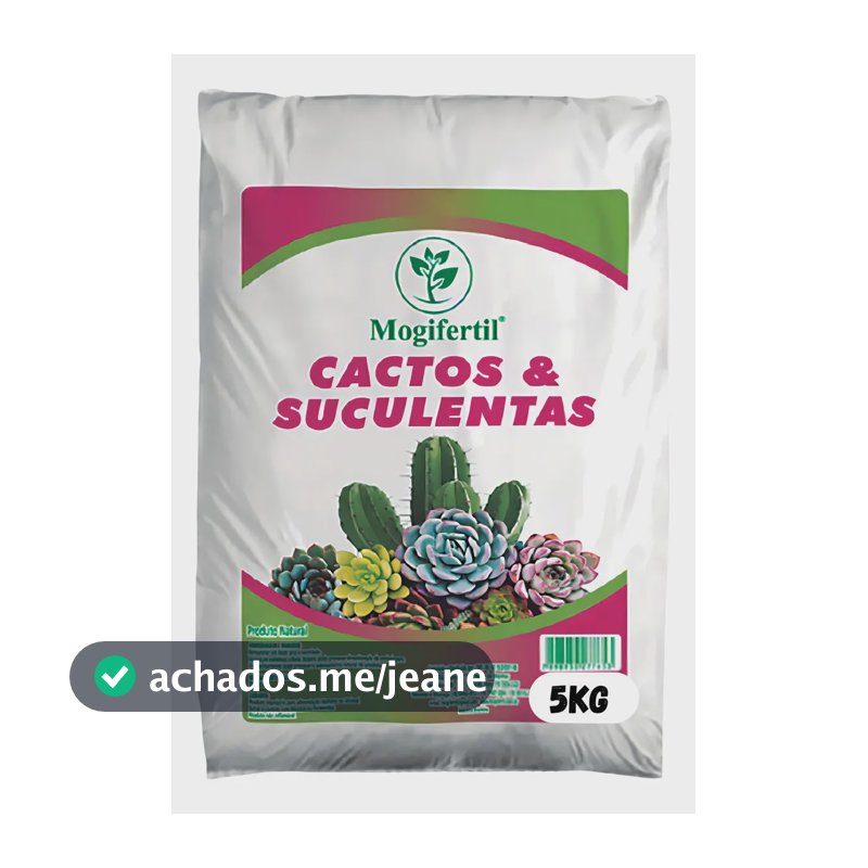 Substrato Premium Terra Cactos E Suculentas Mogifértil 5kg