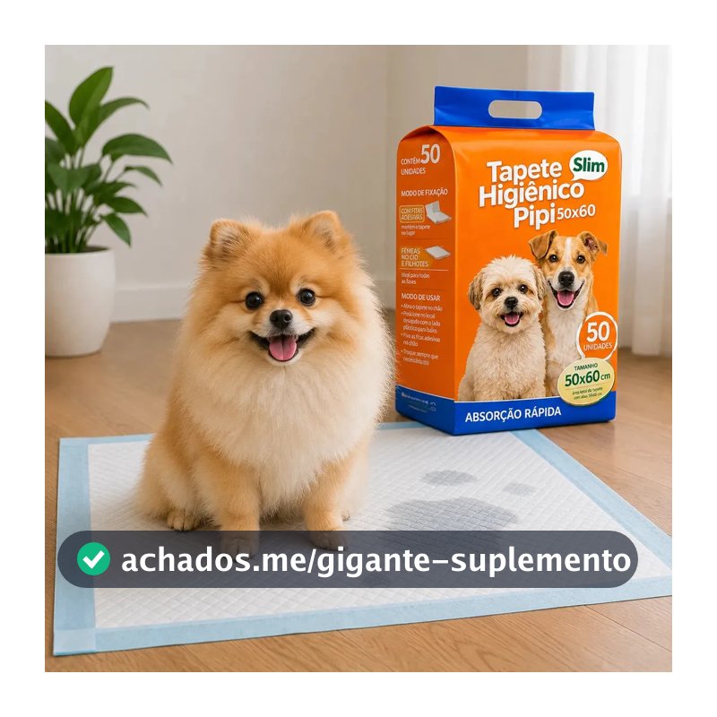 Tapete Higiênico Para Cães Gatos Pets Manta Absorvente 50 Unidades 50x60Cm Branco Fralda Pet Cachorro Camadas De Proteção Bloqueador De Odor Linha Premium Com Camadas De Proteção