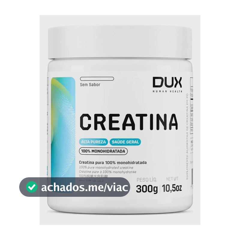 Creatina Dux Nutrition em pó Sem sabor x 300g
