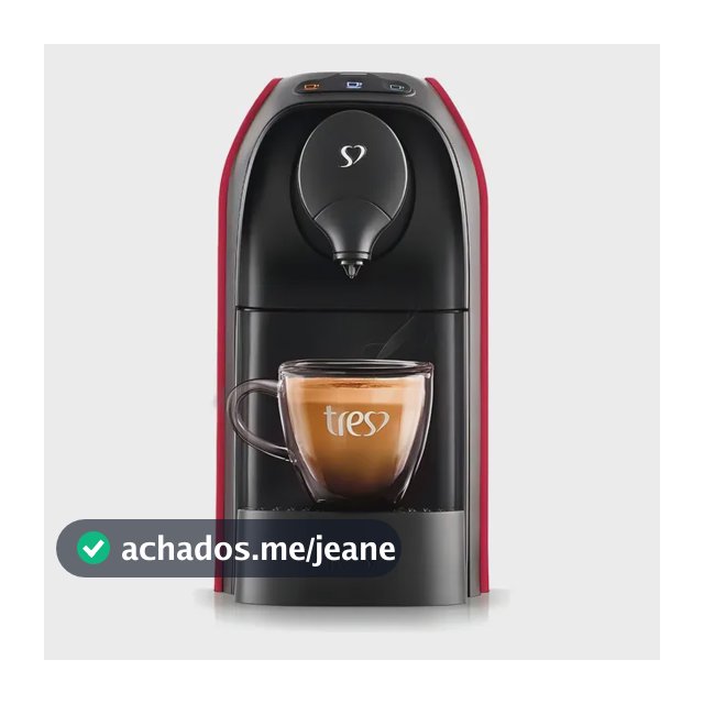 Cafeteira Tres Corações Automática Multipressão Passione Vermelho