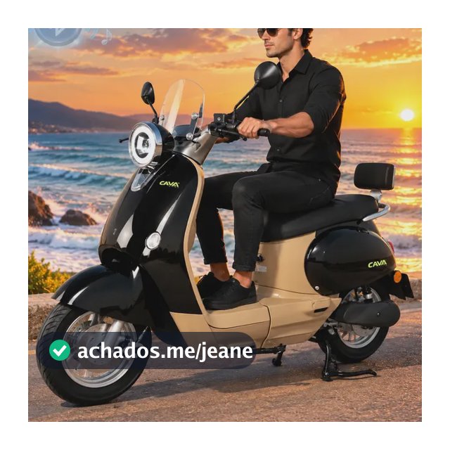 Cavalletta C12 Scooter/bike Elétrica 60v 1000w Lítio 75km
