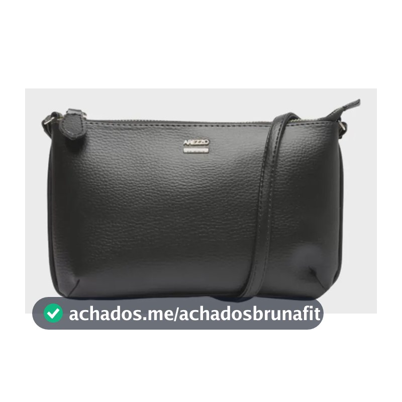 Bolsa Arezzo Tiracolo Preta Morgana Pequena