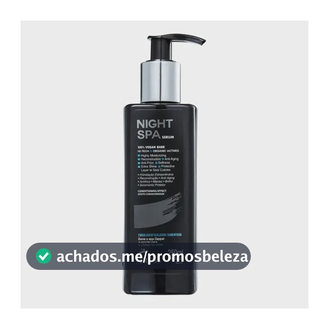 Night Spa Sérum Capilar De Tratamento Noturno Truss 250ml