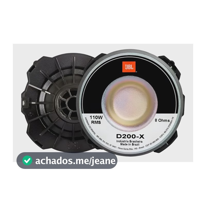 Jbl D200x Driver Corneta Compressão Diafragma Fenólico 110w