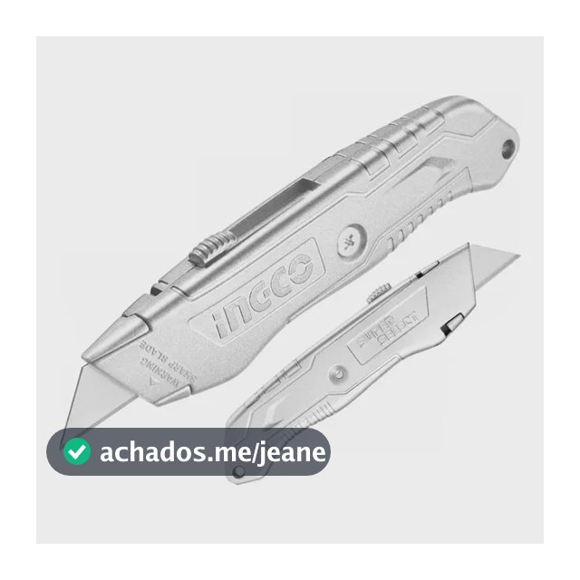 Estilete Trapezoidal Aluminio 61mmx19mm Hkns11615 Ingco