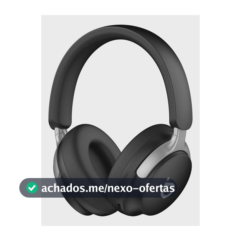 Headphone Bluetooth 5.4 Com Anc+Enc 40h Bateria Basike Fone Headset Bluetooth Com Microfone Hi-fi Estéreo Para iPhone Samsung Xiaomi Motorola Preto