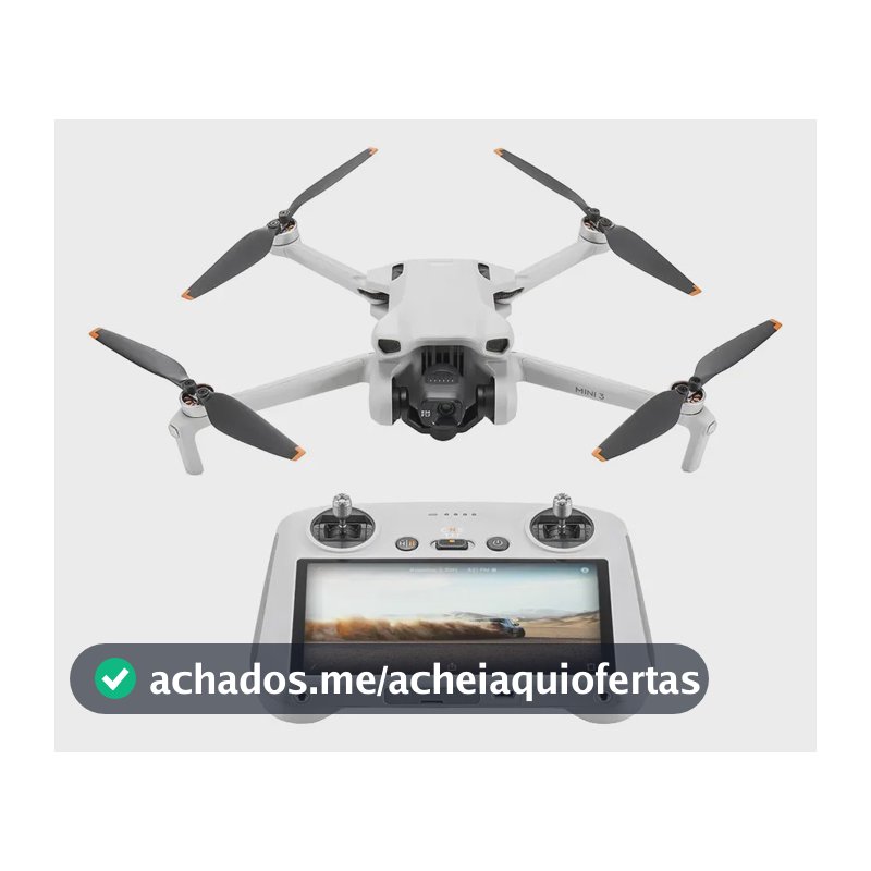 Drone DJI Mini 3 Standard (controle com tela) - DJI047